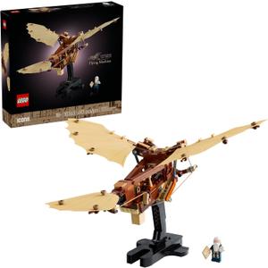 LEGO Icons Leonardo da Vinci's Flying Machine DIY Kit - Ornithopter Building Set for Adults, Ages 18+ - Craft for Home or Office Decor with Display Stand - Gift Idea - 10363 LEGO Icons Leonardo da Vinci's Flying Machine DIY Kit - Ornithopter Building Set for Adults, Ages 18+ - Craft for Home or Office Decor with Display Stand - Gift Idea - 10363