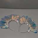 2 PCS LED Headbands Light Up Headband, Glow In The Dark Party Supplies, Glow Party Supplies for Women & Girls, Light Up Party Favors Flashing Hair Band for Raves, Halloween, Christmas, Night Events