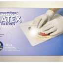 Disposable XL-Large Latex Gloves, LAT104 Powdered, Smooth Touch, Food Service Grade, Non-Sterile [100PCS/Pack]