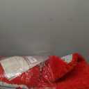 PAGISOFE Red Round Rugs for Livingroom, Circle Rugs 5x5 Feet, Ultra Soft Children Rugs for Boys/girls Bedroom, Fluffy Carpets, Shaggy Rugs, Small Teepee Furry Mat, Comfy Reading Rug, Circular Rug