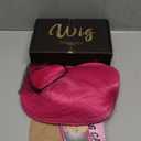 Hot Pink Bob Wig With Bangs 12 Inch Short Synthetic Fiber Bob Wigs for Women Short Bob Wigs and Halloween Cosplay Wig for Daily Life Colorful Wigs With One Cap (Hot Pink)