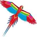 Parrot Kite for Kids & Adults, Outdoor Kite, Perfect for Beginners, Easy to use, Ideal for Beaches, backyards, Grassy Areas