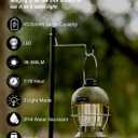 Crazy Power Camping Lantern Rechargeable LED Camping Light Premium Vintage Light 4500 mAh High Capacity Dimmable 3 Light Modes Waterproof for Camping Hiking Fishing Power Outages (CPG100 Green)