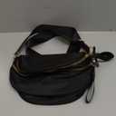 Spacious Nylon Crossbody Bag Bum Bag Handbags Wallets Purses Trendy Shoulder Bag for Women (Black)