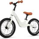 Birtech 14" Kids Balance Bike for 3-6 Year Old Boys and Girls, Air Tires with Magnesium Alloy Frame, Lightweight No Pedal Toddler Training Bicycle