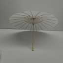 White Paper Umbrellas, 23.6 Inch Paper Parasol Umbrellas Chinese Japanese Style DIY Umbrellas Decorative Vintage Decor for Wedding Props, 20 Pcs