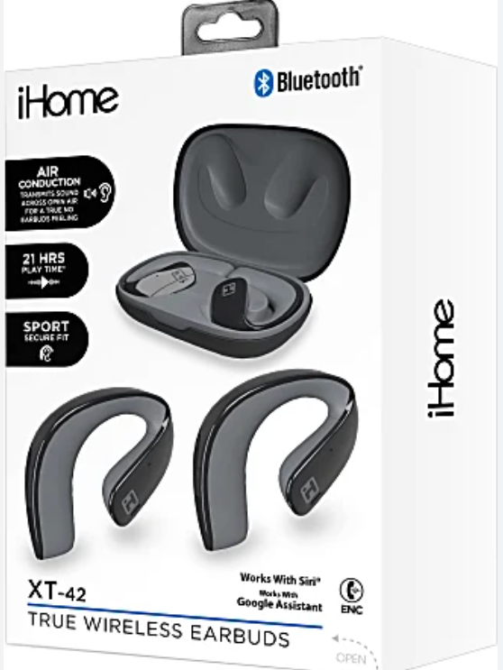 IHome TW Open Earbuds Black
