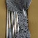 20+ Feet High Reach Duster Kit with 3-14 ft Extension Pole for Cleaning Fan, Spider Web, High Ceiling, Blinds, Furniture, Cars - Cobweb Microfiber Duster // Outdoor & Indoor Extendable Duster