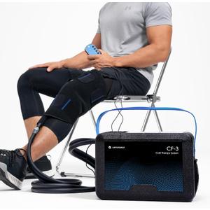 CF-3 Pro Cold Therapy Machine, 16.8QT Large-Capacity Ice Therapy System for Full Knee & Shoulder Coverage, Programmable Recovery System for ACL, TKR & Sports Training