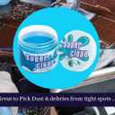 Great Universal Super Clean Gel Car Detailing Automotive's Dust & Dirt Deep Cleaning Car Crevice Cleaner Air Vent Interior Removal Putty Cleaning PC Laptop Keyboard Cleaner Cameras (1Pcs -5.8oz/160g)