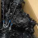 Yaheetech 6ft Black Artificial Christmas Pine Tree Seasonal Holiday Carnival Home Party Decoration for Home, Office, Party Decoration Indoor Outdoor with 818 Branch Tips and Foldable Stand