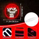 Chocolate Neon Sign for Wall Decor Chocolate LED Neon Business Lights, 11.8*11.2inches