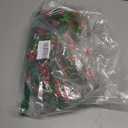 Artificial Hanging Flowers, 3 Pcs Fake Hanging Plants Artificial Vines for Outdoors, Fake Ivy Vine UV Resistant No Fade Faux Plants for Indoor Outside Garden Patio Yard Greenery Decoration (Dark Red)