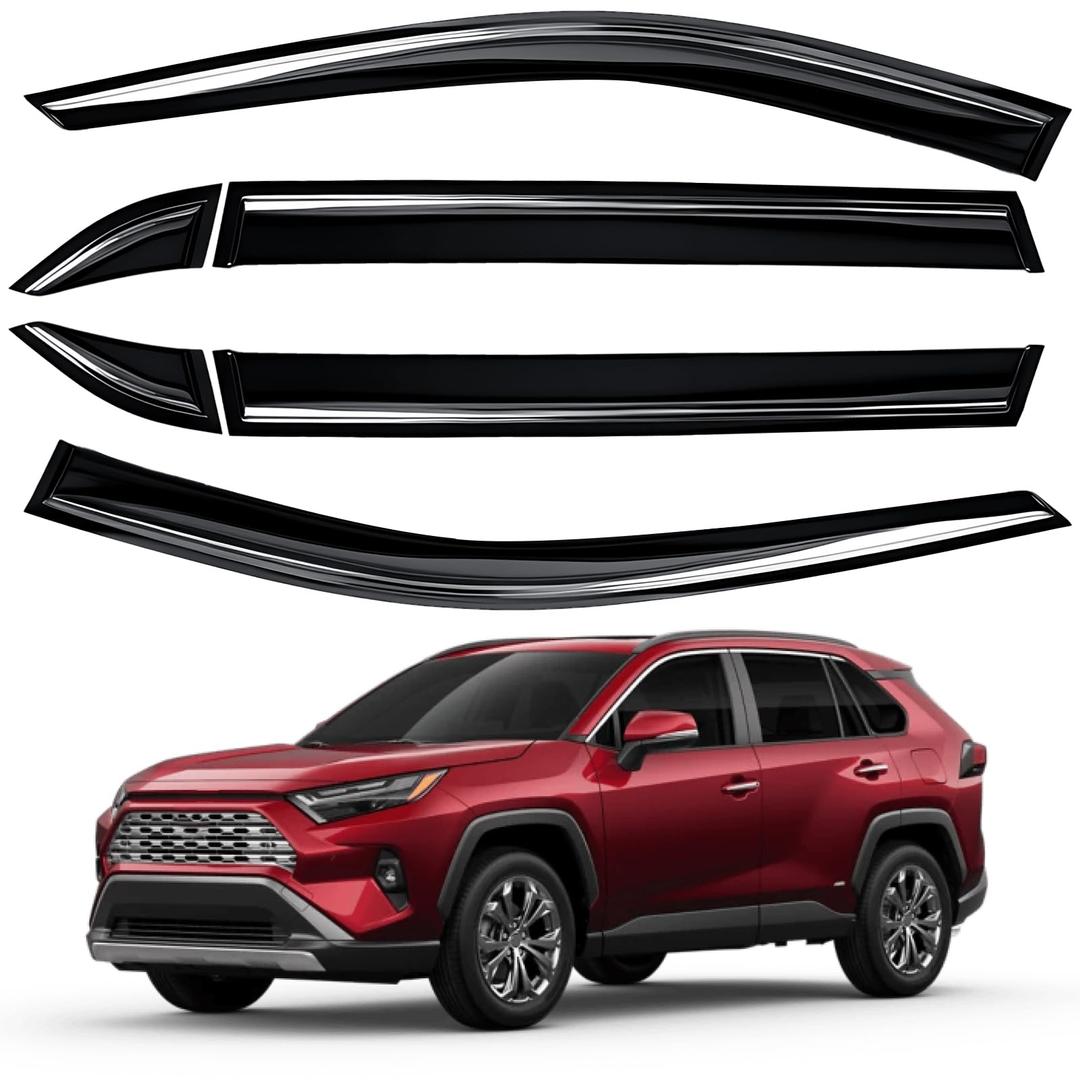 AUXKO in-Channel Rain Guards for Chevy Chevrolet Trailblazer 2021-2026