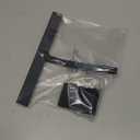 RICHMIRTH Silicone Rubber Blade Shower Squeegee 9" in Width Window & Car Squeegee for Shower, Glass, Window (Black)