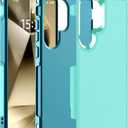 Hualele for Samsung Galaxy S24 Ultra Case,[Military Grade Protection] [Dropproof Shcokproof] Non-Slip Grip Dual Layer Rugged Heavy Duty Galaxy S24 Ultra Phone Case,Light Green