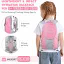 Hydration Pack for Kids Hydration Backpack with 1.5L Hydration Bladder Lightweight Insulated Water Pack for Hiking Biking Climbing Running