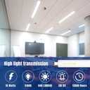 F15T8/CW 15W 18" T8 Fluorescent Linear Tube Bulb 1.5 Feet Cool White Light 4100K G13 Base 2 Pack