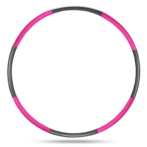 Auoxer Fitness Exercise Weighted Hoops, Lose Weight Fast by Fun Way to Workout, Fat Burning Healthy Model Sports Life, Detachable and Size Adjustable Design