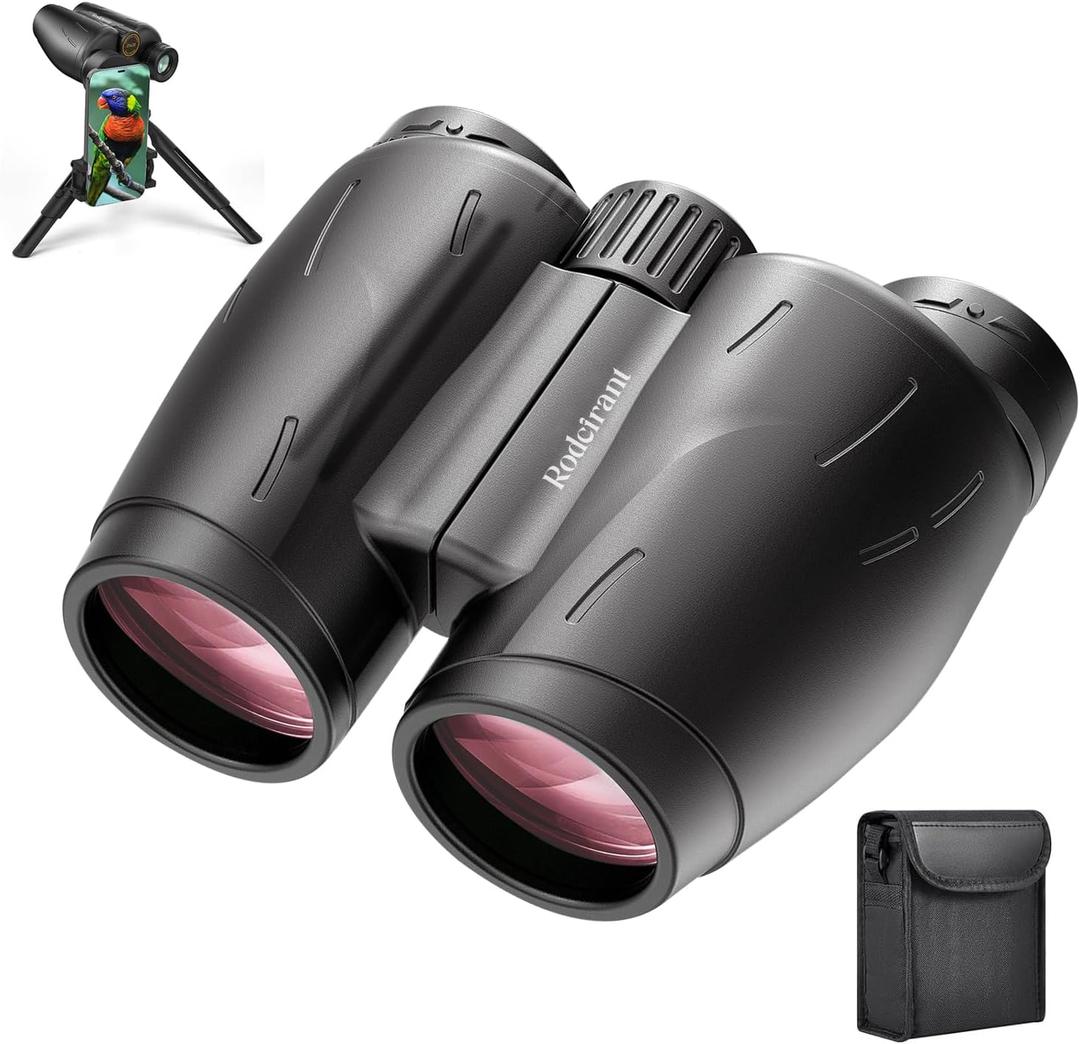 25x30 High-Precision Large Eyepiece Premium Binoculars for Adults with Universal Phone Adapter, Tripod Kit - Perfect for Bird Watching,Outdoor Sports and Hiking
