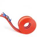 15 Ft Flexible Race Car Track for Diecast 1/64th Cars,Classic Long Rolls Up Portable Racetrack Roll Up Race Track