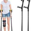 ENLUNTRA Forearm Crutches for Adults(1 Pair),Adjustable Arm Crutch with Elbow Strap,Portable and Foldable Crutches for Walking