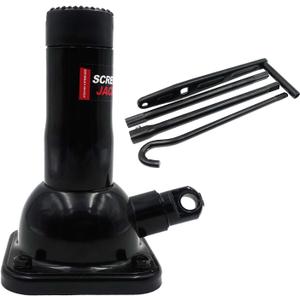 Car Jack 2 Ton (4,000 lb) Capacity Spiral Jack for Pickup Truck, Screw Jacks for Car Lift or Jack Stands, Tire Jack Fit for Ford F150 Truck Chevy Silverado Dodge Ram 1500 (Black) (16 inch)