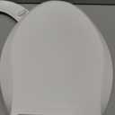 KOHLER 4636-RL-0 Cachet ReadyLatch Elongated Slow Close Toilet Seat, Soft Close Toilet Seat Quiet Lid, Contoured Grip-Tight Bumpers Installation Hardware, Apartment Essentials, White