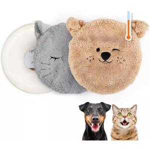 Microwavable Cat Heat Pad with 2 Covers, Pet Heating Pad for Kittens, Heated Pet Bed for Cats, Microwave Heating Pad for Pets