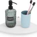 Segbeauty Quick Dry Stone Sink Tray, 9.85in Diatomaceous Water Absorbing Corner Sink Caddy, Fast Drying Stone Soap Tray Dish Sponge Holder Corner Counter Shelf Rack Drying Mat for Bathroom Kitchen (9.9" x 9.9" x 1.2", White)