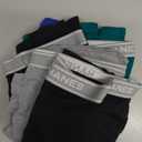 Hanes mens Underwear Boxer Briefs Pack, Cool & Breathable Cotton Moisture-wicking Underwear for Men, No Ride Up (Large, Blue/Green/Red - 6 Pack)