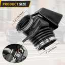20885923 Engine Air Intake Hose Compatible with 2013-2020 Che vy Im pala Cadi llac XTS 3.6L V6 DOHC N/A, Air Intake Tube Replaces 22935937, 22887315, 696-175, 696175, Air Intake Duct Tube Boot
