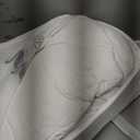 Goose Down Fiber Comforter King Size  All Season Naturally Breathable Down Comforters, Luxury Hotel Collection Duvet Insert with 8 Corner Tabs, Cotton Fabric & Baffle Box (White,65oz Fill) (King(106"x90"))