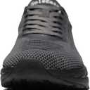 Wide Toe Box Shoes for Men, Lightweight Non Slip Walking Sneakers with Barefoot Feel, Breathable Trail Gym Shoes (Gray)