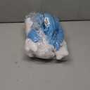 Threehoney 4 Pack Christmas Snowflake Pillows Xmas Decorative Cushions White Blue Snowflake Throw Pillows Sherpa Stuffed Cute Cushion Winter Home Couch Sofa Bedroom Decoration Gift 14 Inch