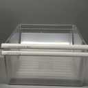 [2 Pack] Upgraded 2188656 Fridge Crisper Drawer UPPER Humidity Control Drawer & 2188664 Crisper Bin LOWER Refrigerator Drawer Replacement For Kenmore Whirlpool Fridge Drawer Parts WRS325FDAM04 Drawer