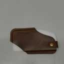 TobbinGear Leather Cell Phone Holster with Belt Clip, Universal Phone Holster for Men Belt Holder, Leather Case for iPhone, Samsung Galaxy Phones, Dark Brown, Large (L - Right Handed, Clip - Dark Brown)
