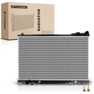 A-Premium Engine Coolant Radiator with Transmission Oil Cooler Compatible with Infiniti FX45 2003-2008 V8 4.5L, Automatic Transmission, Replace# 21460CM81B, 2146CG200