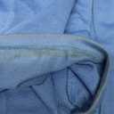 PINSV Women's 2 Piece Outfits Sweatsuit Set Long Sleeve Crop Top Drawstring Wide Leg Pants with Pockets Tracksuits Casual Set (Large, Blue)