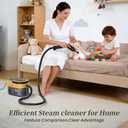 Steam Cleaner for Home & Car-Portable Handheld Steamer for Cleaning 3-Level Adjustable, 15s Heat-Up, Handheld Steam Cleaner for Home