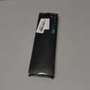 Dinner knives Food-Grade Stainless Steel butter knives set of 6 black knife 9Inch seamless easy to clean Dishwasher Safe (Black)