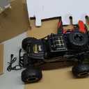 Jiakora Large Size RC Cars, Rock Crawler RC Truck with 2 Rechargeable Batteries, 6 Wheel Remote Control Monster Truck, Durable Metal Body & LED Headlights, Boy Toys for 4-7, 8-12 Kids & Adults