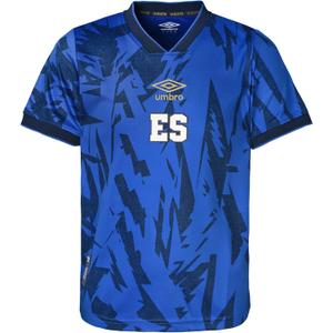 Umbro Youth 23/24 El Salvador National Team Soccer Jersey (Medium, Blue)