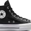 Converse Chuck Taylor All Star High-top Platform Leather Sneakers 7.5