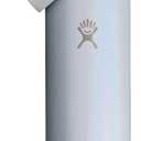Hydro Flask Water Bottle - Insulated Stainless Steel - Wide Straw Lid, Non-Spill, Leakproof in 24 Oz Glimmer Blue