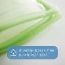 Stasher Silicone Reusable Storage Bag, 4-Cup Bowl, Reusable Snack Bag, Microwave, Dishwasher, Oven Safe, Sous Vide, Premium Lunch Container, Eco Friendly, Food Storage Bag, Freezer Bag, 32 oz, Clear | Reusable Food Bag