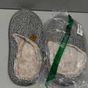 COFACE Mens Cozy Memory Foam Scuff Slippers Casual Slip On Warm House Shoes Indoor/Outdoor Sandal Slippers With Arch Support Rubber Sole Size 7-15 (11, Grey Twill)