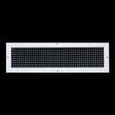 Fits 24x6 and 6x24 Duct Opening | Aluminum Eggcrate Return Air Grille | Low Noise & High Air Flow, Rust Proof Vent Cover Grill for Sidewall & Ceiling | White | Outer Dimensions: 25.75" X 7.75"