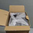 WOPITUES Wood Floating Shelves Set of 6, Shelves for Wall Decor, Farmhouse Shelf for Bedroom, Bathroom Storage Shelves, Book Shelves for Living Room-Black