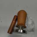Decdeal 51mm Espresso Tamper and Stirrer Set, Coffee Tamper with Spring Loaded Flat, Stainless Steel Base Coffee Tamper
